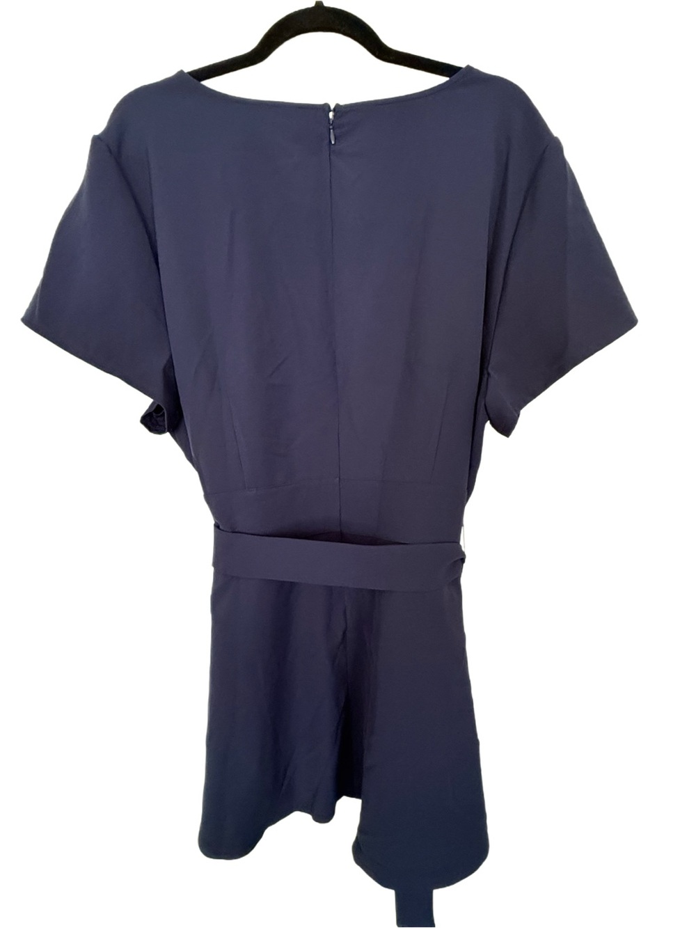 NWT Lane Bryant Short-Sleeve V-Neck Lena Top, Size 20, Navy Blue - Picture 4 of 5